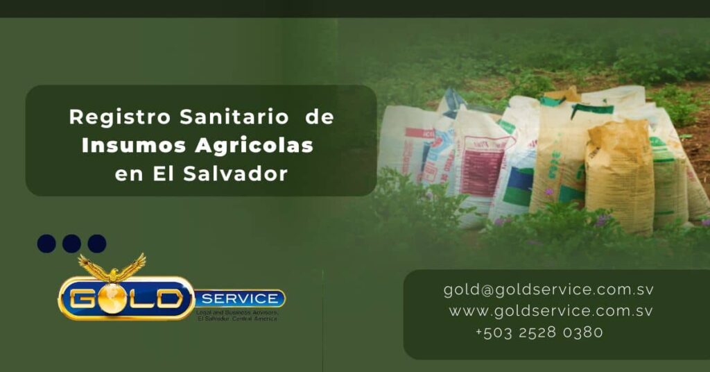 Registro Sanitario de Insumos Agricolas en El Salvador